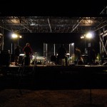 Band Stage at Night