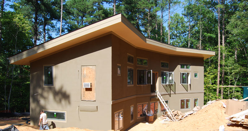 Passive House Under Construction - Carrboro, NC