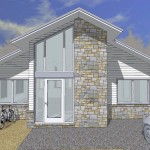 East Elevation at Entry