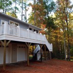 East Deck and Garage