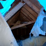 Rafter Damage at George's House in Raleigh