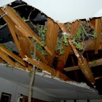 Ceiling Damage Inside Jerome's House
