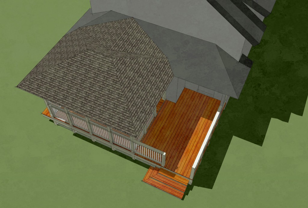 Robertson Porch Addition - Roof Connection