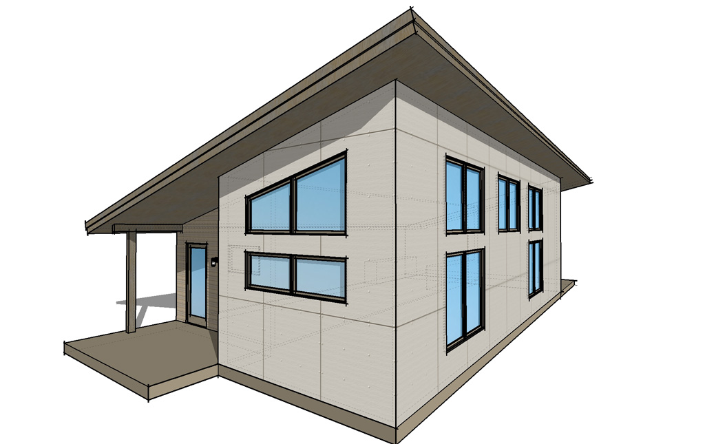 modest-modern 961 Heated Square Feet