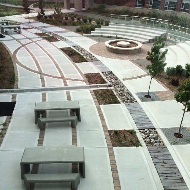 Courtyard schemes and details from above